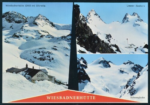 [Gaschurn Partenen] Wiesbadnerhütte : Wiesbadnerhütte (2443 m) Silvretta : Schneeglocke ... : [Wiesbadnerhütte 2443 m Silvretta ...]