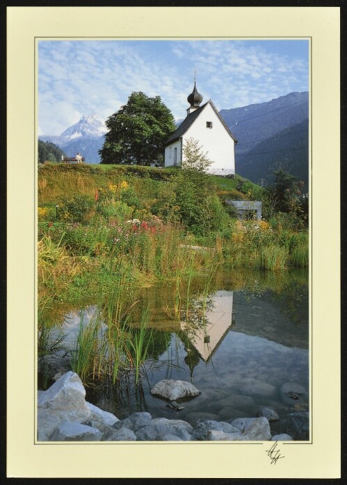 [Gaschurn] : [Kapelle Maria Schnee in Gaschurn mit Vallüla, 2813 m Montafon, Vorarlberg, Österreich ...]