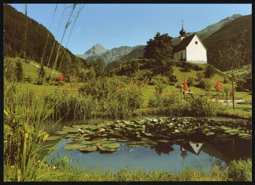 [Gaschurn] : [Gaschurn im Montafon, Kapelle Maria Schnee, erbaut von Lukas Tschofen um 1647, gegen Vallüla, 2813 m Vorarlberg, Österreich ...]