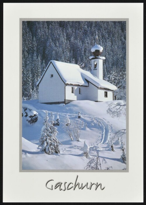 Gaschurn : [Kapelle Maria Schnee in Gaschurn im Montafon Vorarlberg, Österreich ...]