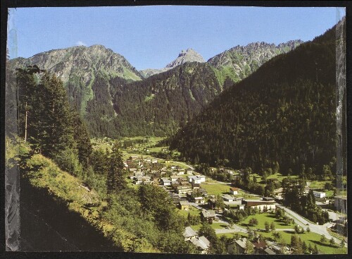 [Gaschurn Partenen] : [Partenen im Montafon, 1027 m, gegen Breitspitze und Vallüla, 2813 m Vorarlberg, Österreich ...]
