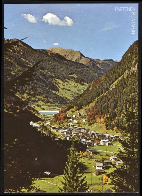[Gaschurn] Partenen : Montafon : [Partenen im Montafon, 1027 m mit Staubecken Rifa und Gweilspitze Vorarlberg, Österreich ...]