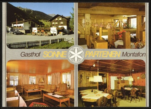 [Gaschurn] Gasthof Sonne Partenen Montafon : [Gasthof-Pension Sonne A-6794 Partenen im Montafon Familie Berger, ...]