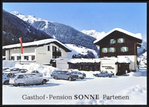 [Gaschurn] Gasthof - Pension Sonne Partenen : [Gasthof Pension Sonne A-6794 Partenen im Montafon ...]