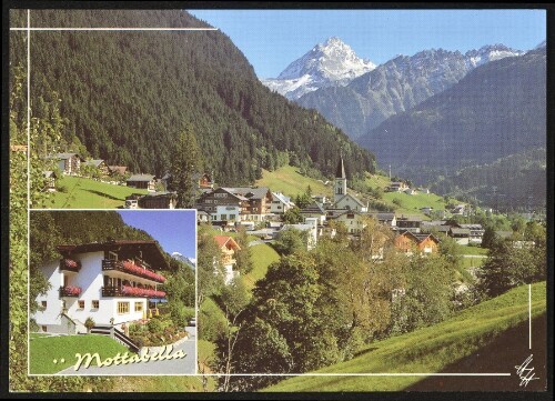 [Gaschurn] Mottabella : [Gaschurn im Montafon, 980 m, gegen Vallüla, 2813 m Pension **Mottabella, Telefon 05558/8260 Vorarlberg, Österreich ...]