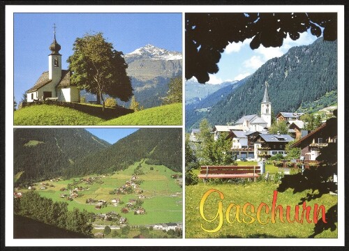 Gaschurn : [Gaschurn im Montafon, Kapelle Maria Schnee und Ortsteil Gosta, Vorarlberg, Österreich ...]