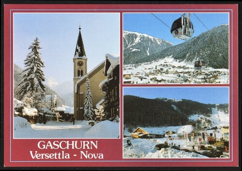 Gaschurn : Versettla - Nova : [Wintersportort Gaschurn, 946 m Montafon - Vorarlberg ...]