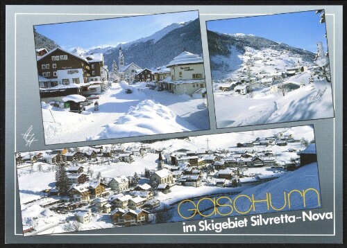 Gaschurn : im Skigebiet Silvretta-Nova : [Gaschurn im Montafon, 980 m im Skigebiet von Silvretta-Nova Vorarlberg, Österreich ...]