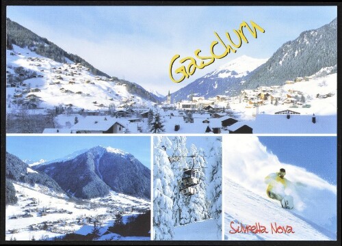 Gaschurn : Silvretta Nova : [Gaschurn im Montafon, 980 m im Skigebiet Silvretta-Nova, Vorarlberg, Österreich ...]