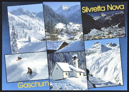 Gaschurn : Silvretta Nova : [Gaschurn im Montafon mit Skigebiet Silvretta-Nova Vorarlberg, Österreich ...]