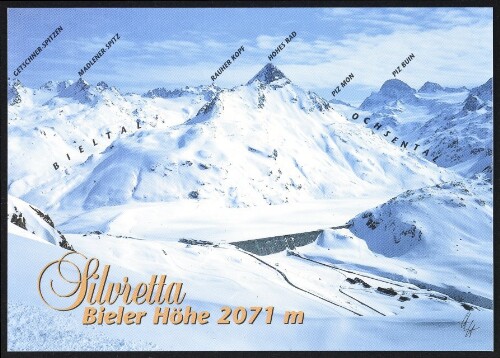 [Gaschurn] Silvretta : Bieler Höhe 2071 m : Bieltal : Ochsental ... : [Skitourengebiet Silvretta - Bieler Höhe Vorarlberg und Tirol, Österreich ...]