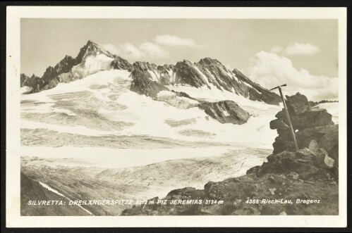 [Gaschurn] Silvretta: Dreiländerspitze 3212 m Piz Jeremias 3134 m