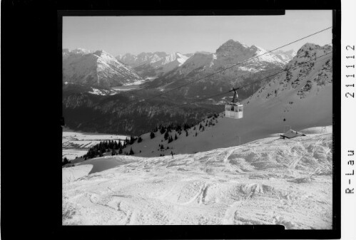 Reutte, Tirol Skigebiet Reuttener Bergbahn : [Skigebiet Höfener Alpe bei Reutte in Tirol gegen Mieminger Gebirge und Thaneller]