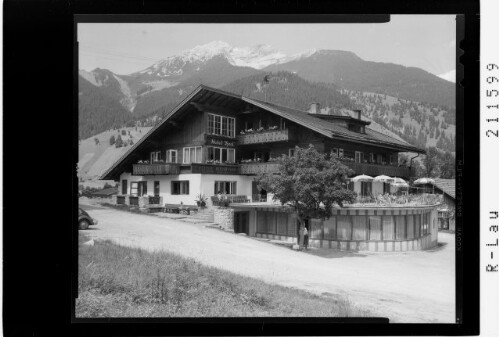 Lermoos, Tirol Hotel Tirol : [Hotel Tyrol in Lermoos mit Upsspitze und Daniel / Tirol]