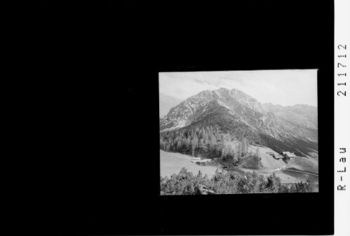 Pfafflar im Lechtal, Tirol mit Muttekopfgruppe 2777 m : [Pfafflar mit Muttekopf und Larsennspitze]