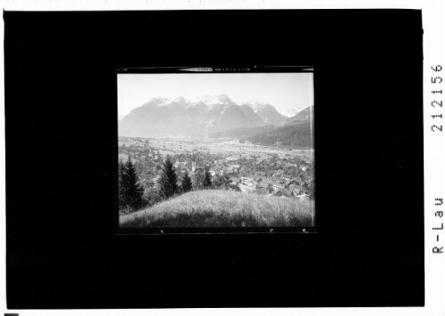 Nüziders im Walgau, Vorarlberg gegen Rätikon : [Nüziders mit Blick in den Rhätikon mit Scesaplana]