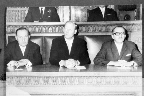 Regierungsräte 1969 Sperger, Blank und Ratz
