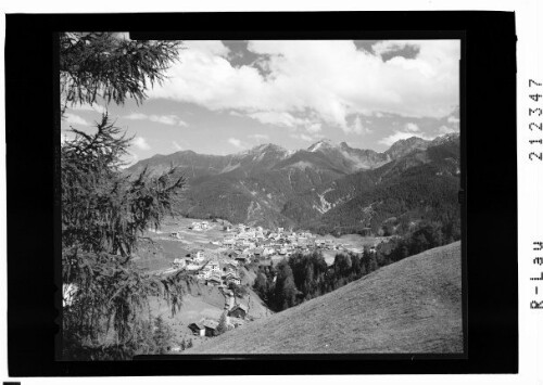 Serfaus Oberinntal, Tirol : [Serfaus in Tirol mit Blick zum Glockturmkamm]