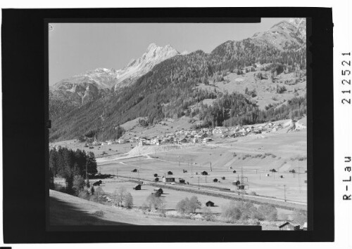 Pettneu am Arlberg, Tirol : [Pettneu im Stanzertal gegen Weißschrofenspitze]