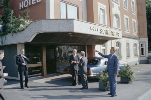 Besuch Bundespräsident Kirchschläger, Hotel Schwärzler