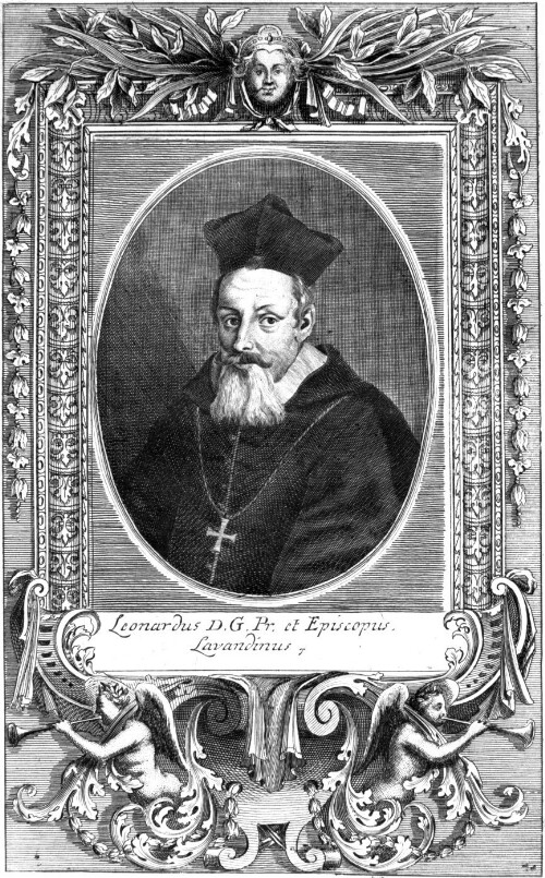 Leonardus D. G. Pr. et Episcopus Lavandinus