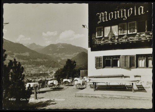 Cafe Montjola in Schruns im Montafon