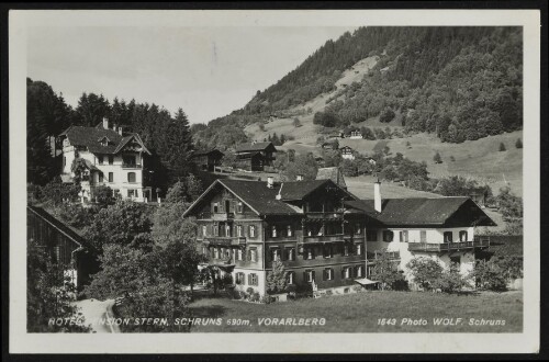 Hotel, Pension Stern, Schruns 690 m. Vorarlberg