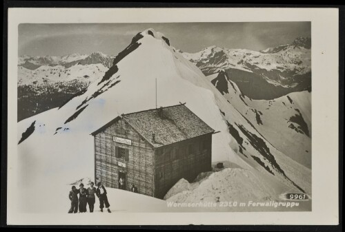 [Schruns] Wormserhütte 2350 m Ferwallgruppe