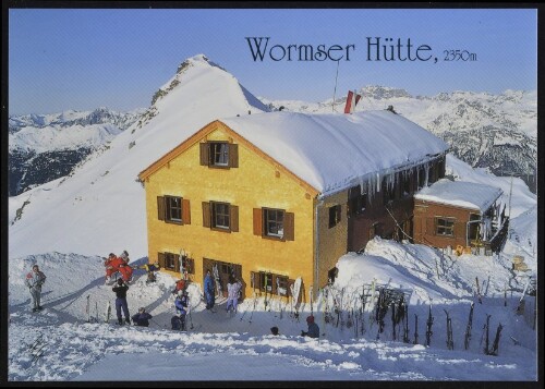 [Schruns] Wormser Hütte, 2350 m : [Wormser Hütte, 2350 m, im Verwall, gegen Rote Wand, 2704 m, Lechtaler Alpen Vorarlberg, Österreich ...]