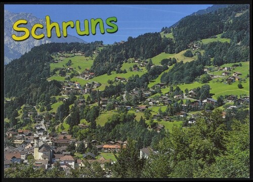 Schruns : [Schruns gegen Montjola im Montafon, Vorarlberg, Österreich ...]