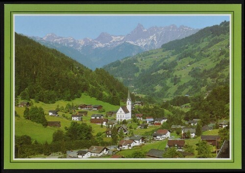 [Silbertal] : [Silbertal, 889 m gegen Zimba, 2643 m Montafon - Vorarlberg ...]