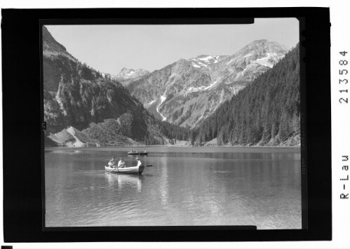 [Vilsalpsee im Vilsalptal mit Kastenkopf und Kugelhorn]