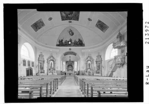 Sulzberg bei Bregenz, Vorarlberg Kirche innen : [Pfarrkirche in Sulzberg im Bregenzerwald - Kircheninneres]