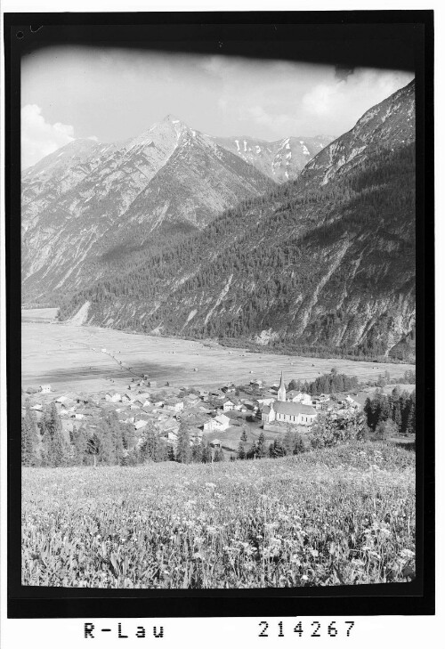 Holzgau im Lechtal in Tirol 1100 m