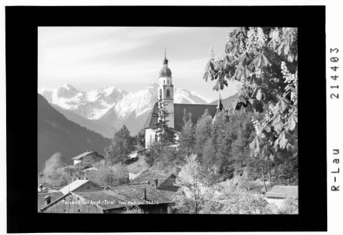 Tarrenz bei Imst / Tirol : [Pfarrkirche Tarrenz mit Blick zum Kaunergrat]
