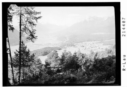 Obtarrenz / Tarrenz und Imst / Tirol gegen Inntal und Venetberg 2513 m