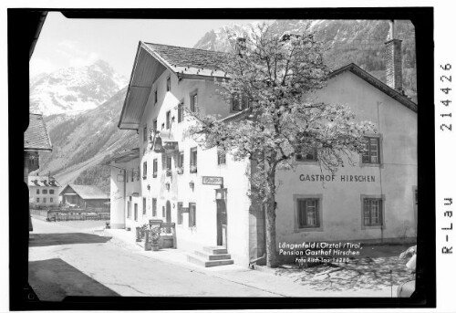 Längenfeld im Ötztal / Tirol Pension Gasthof Hirschen
