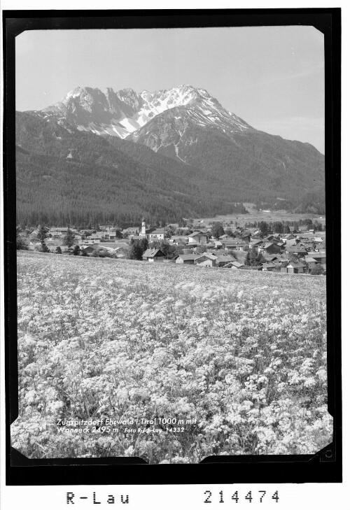 [Ehrwald in Tirol gegen Handschuhspitzen und Wannig]