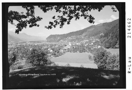 Nüziders / Vorarlberg : [Nüziders mit Blick in den westlichen Rhätikon]