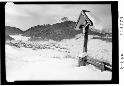 Nauders 1365 m gegen Reschenpass und Piz Lat 2805 m