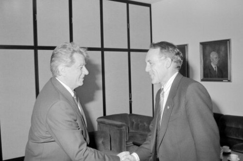 Krstik, jugoslawischer Botschafter bei Landtagspräsident Jäger