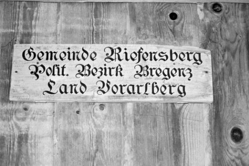 Inschriften Brücke Riefensberg