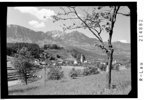 Schlins, Walgau / Vorarlberg : [Schlins im Walgau mit Gampberg und Gurtisspitze]