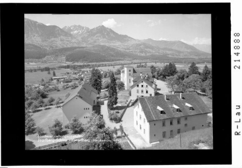 Landeserziehungsanstalt Jagdberg - Schlins / Vorarlberg : [Landesrziehungsanstalt Jagdberg mit Blick zur Gurtisspitze]