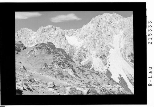 Imst / Tirol / Muttekopf Hütte 2000 m gegen Plateinspitze 2733 m