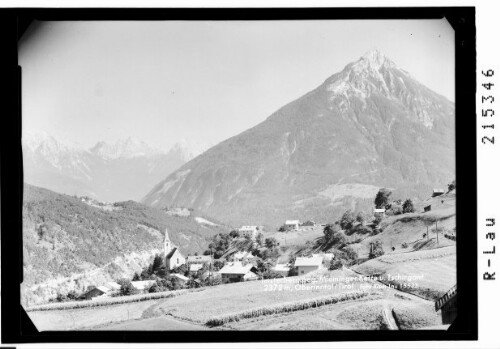 Imsterberg gegen Mieminger Kette und Tschirgant 2372 m, Oberinntal / Tirol