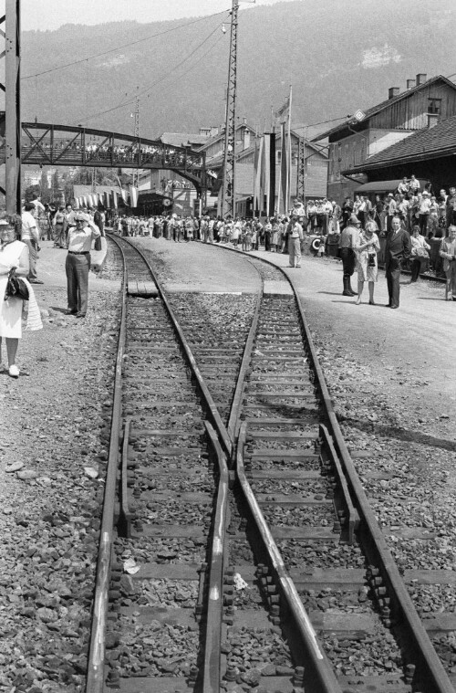 [Bregenz, Bahnhof, 75 Jahre Bregenzerwaldbahn]