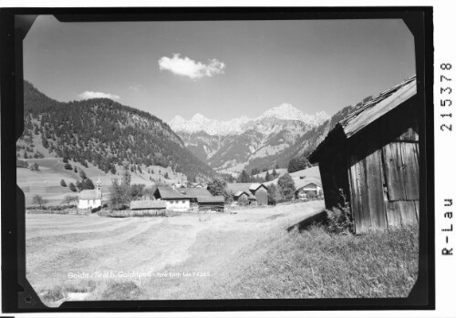 Gaicht / Tirol beim Gaichtpass : [Gaicht gegen Gimpel und Kellenspitze]