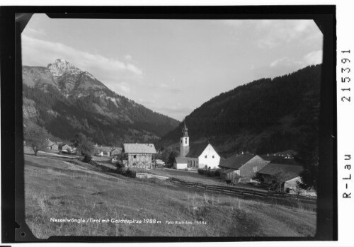 Nesselwängle / Tirol mit Gaichtspitze 1988 m