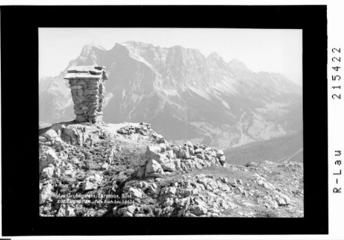 Am Grubigstein bei Lermoos, Blick zur Zugspitze